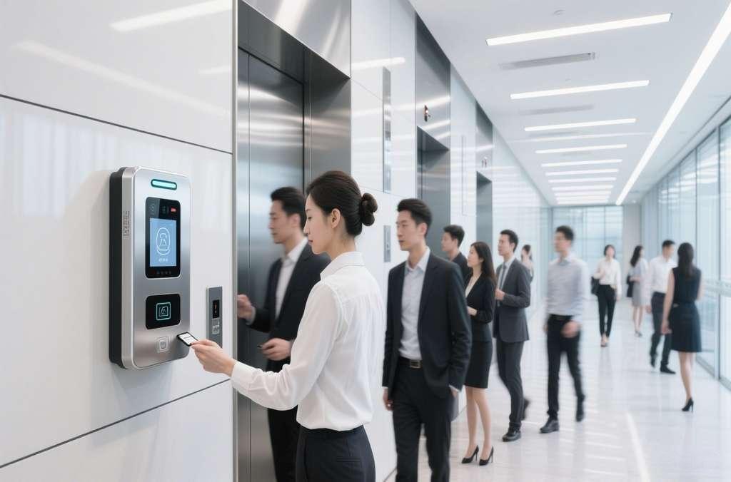 电梯的门禁梯控