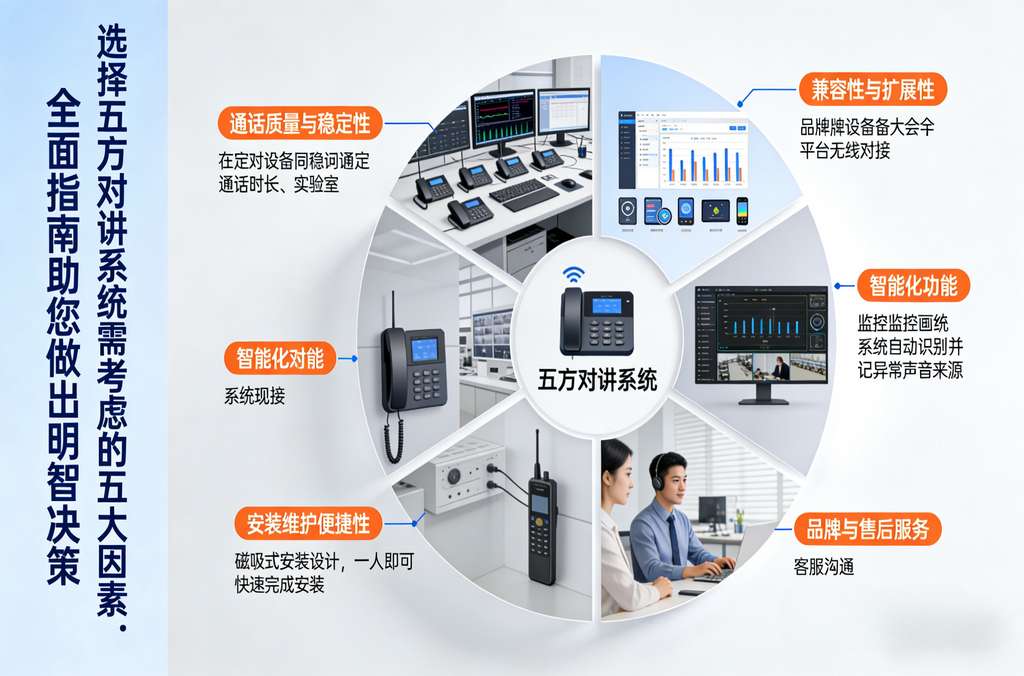 选择五方对讲系统需考虑的五大因素：全面指南助您做出明智决策