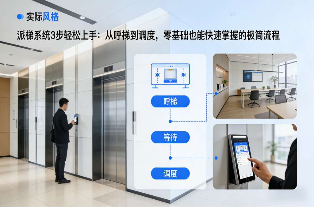 派梯系统3步轻松上手：从呼梯到调度，零基础也能快速掌握的极简流程