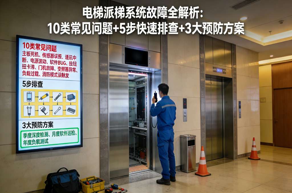 电梯派梯系统故障全解析