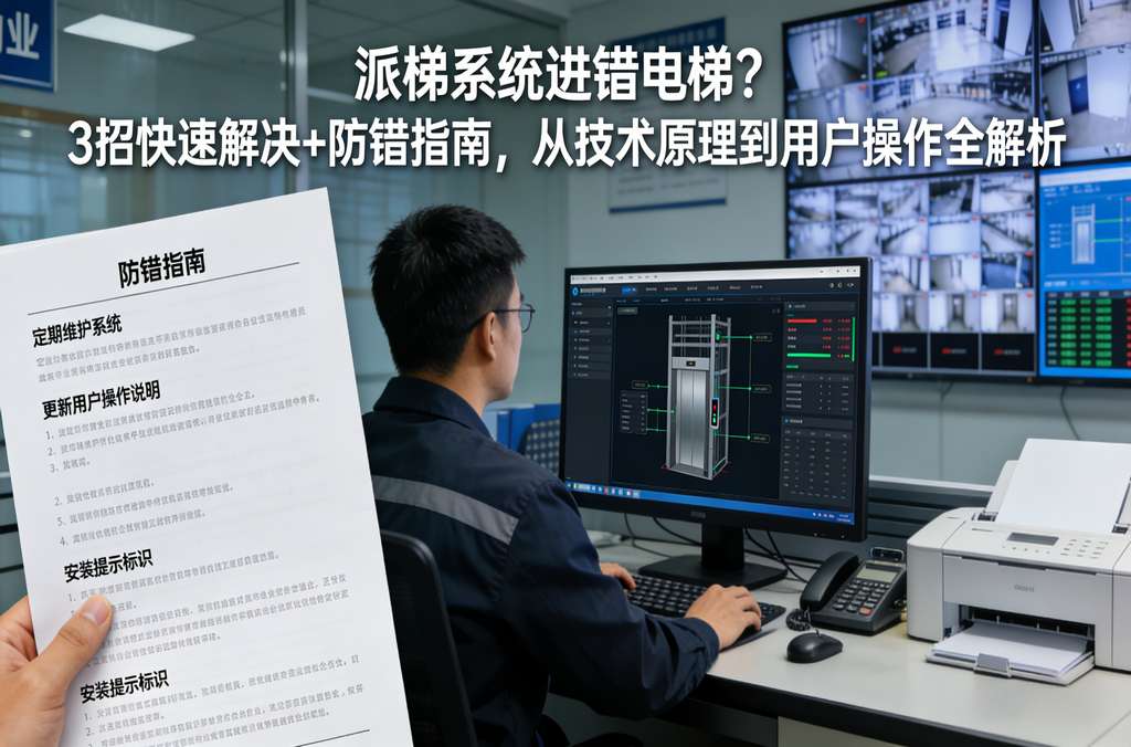 派梯系统进错电梯？3招快速解决+防错指南全解析