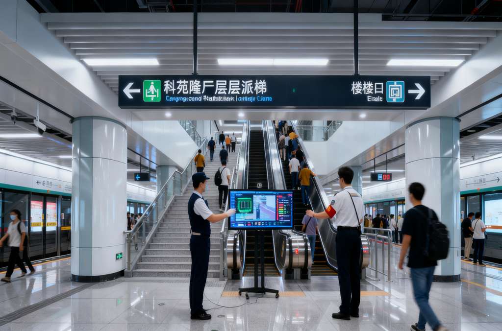 科苑隆选层派梯，让地铁流量更流畅