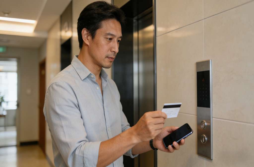 如何正确的把电梯控梯卡复制到手机上