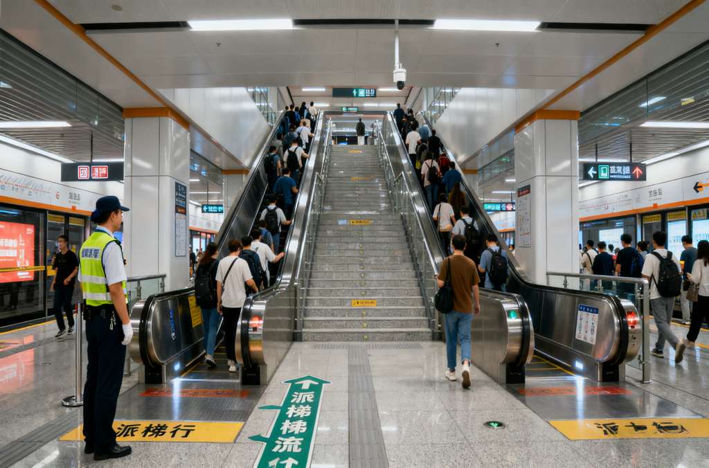 科苑隆派梯系统，地铁流量的平衡大师