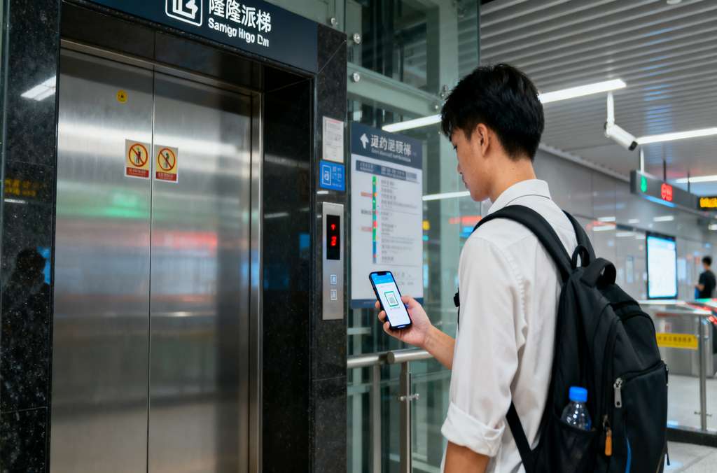 地铁高效出行，科苑隆派梯全程助攻