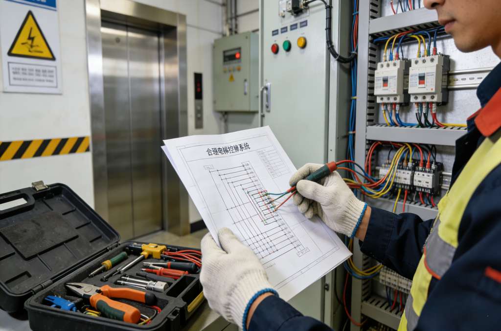 电梯控梯系统接线图（合规版）