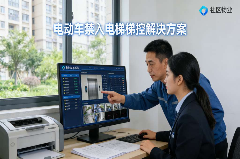电动车禁入电梯梯控解决方案