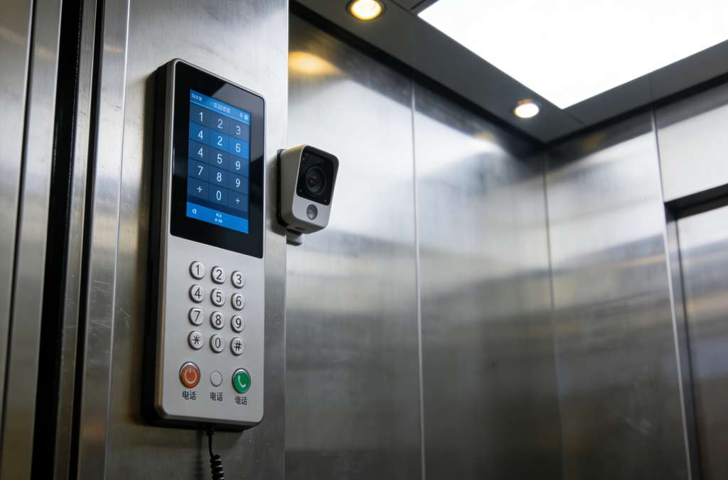 科苑隆IP网络电梯对讲系统 全数字安防，守护乘梯每一刻