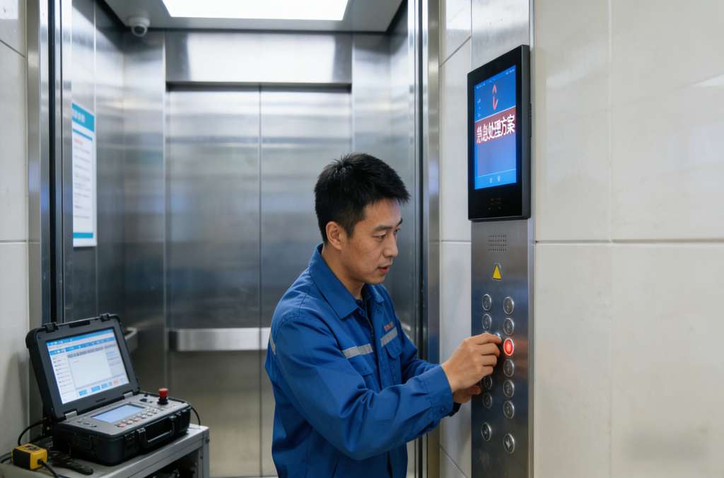 电梯多媒体屏楼层不显示紧急处理方案