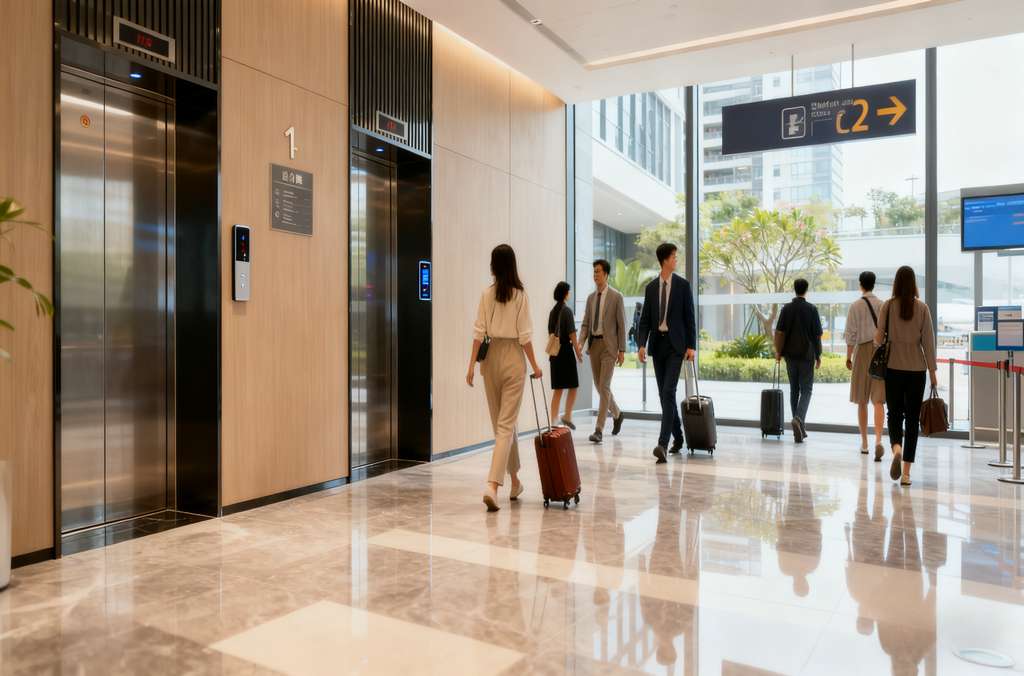 机场动线新解法，科苑隆选层直达