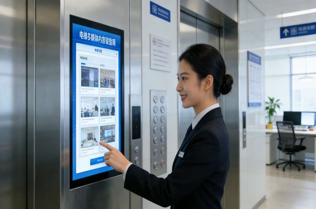 电梯多媒体屏内容设置指南