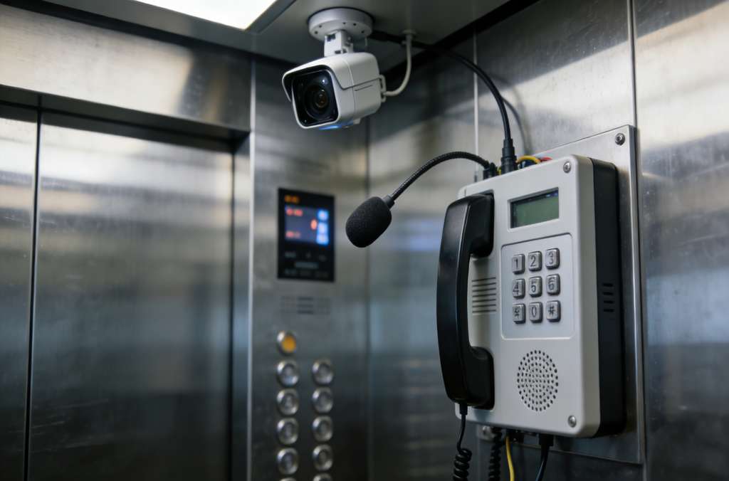 科苑隆自动巡检的电梯对讲，筑牢电梯安全通讯第一道防线