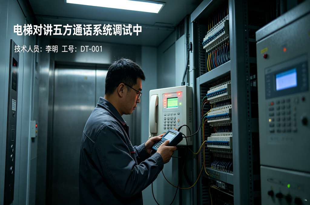 科苑隆电梯对讲五方通话｜国标合规电梯应急通讯方案