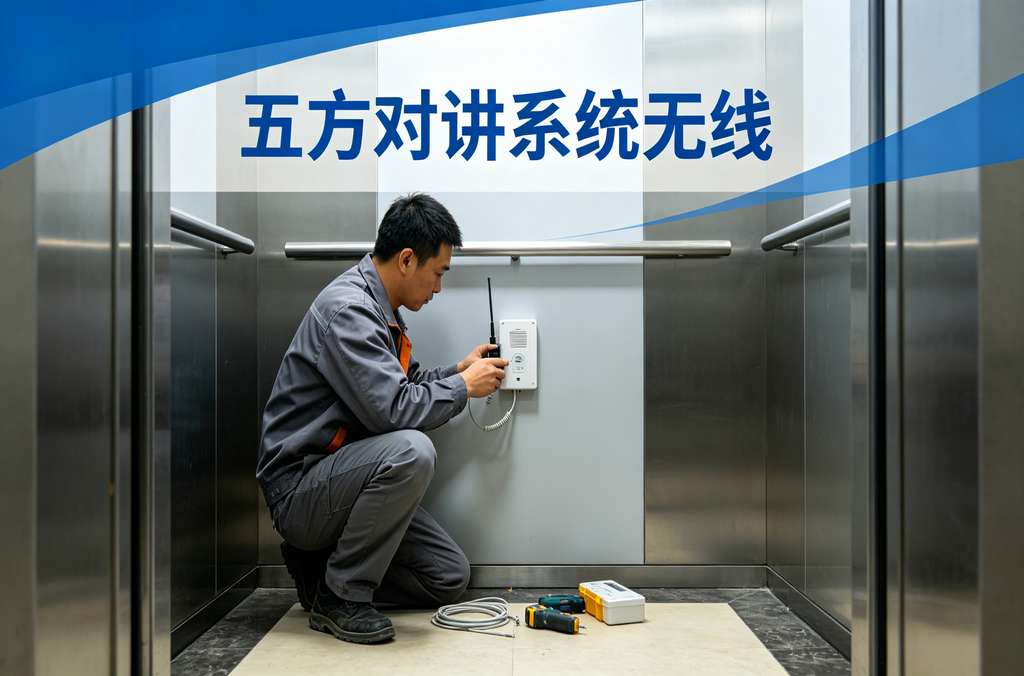 科苑隆五方对讲系统无线 新国标免布线安全方案