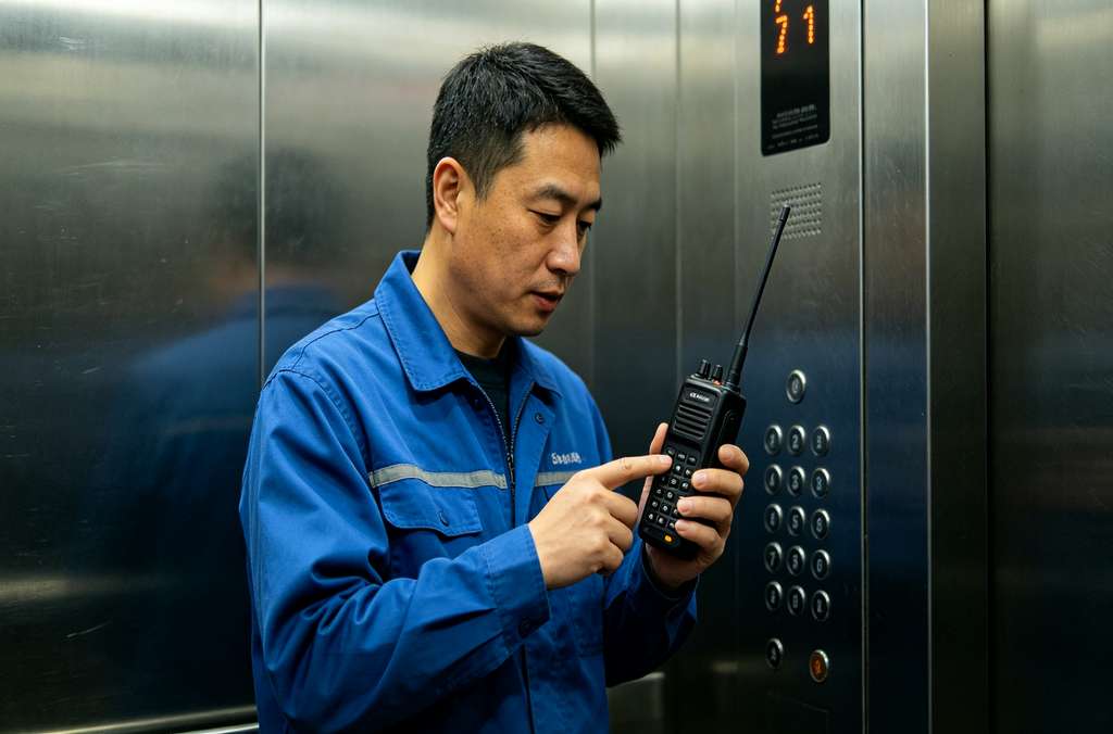 科苑隆电梯无线5方对讲系统 新梯改造专用方案