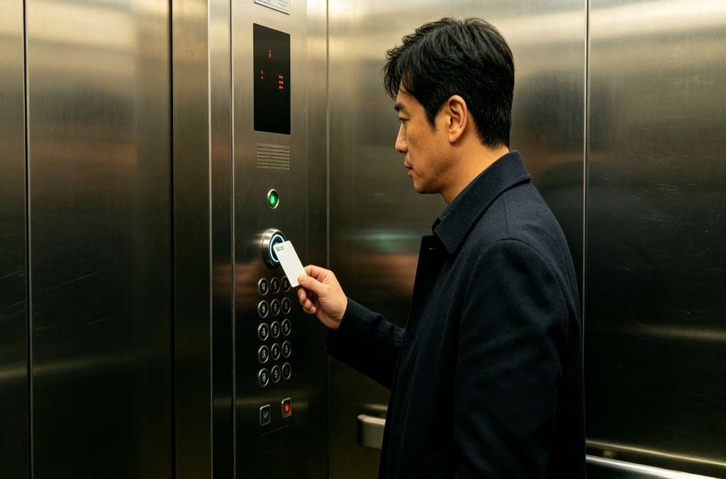 科苑隆电梯ic卡读卡器 楼宇电梯权限管控设备