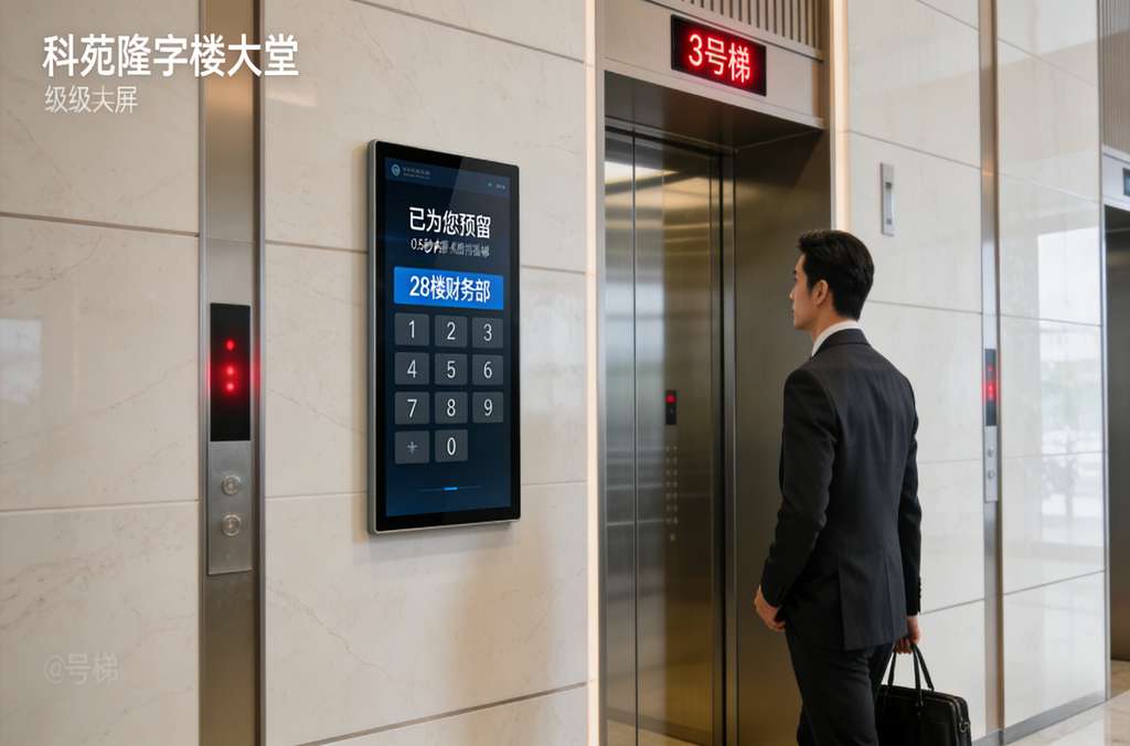 科苑隆选层，商务派梯精准又高效