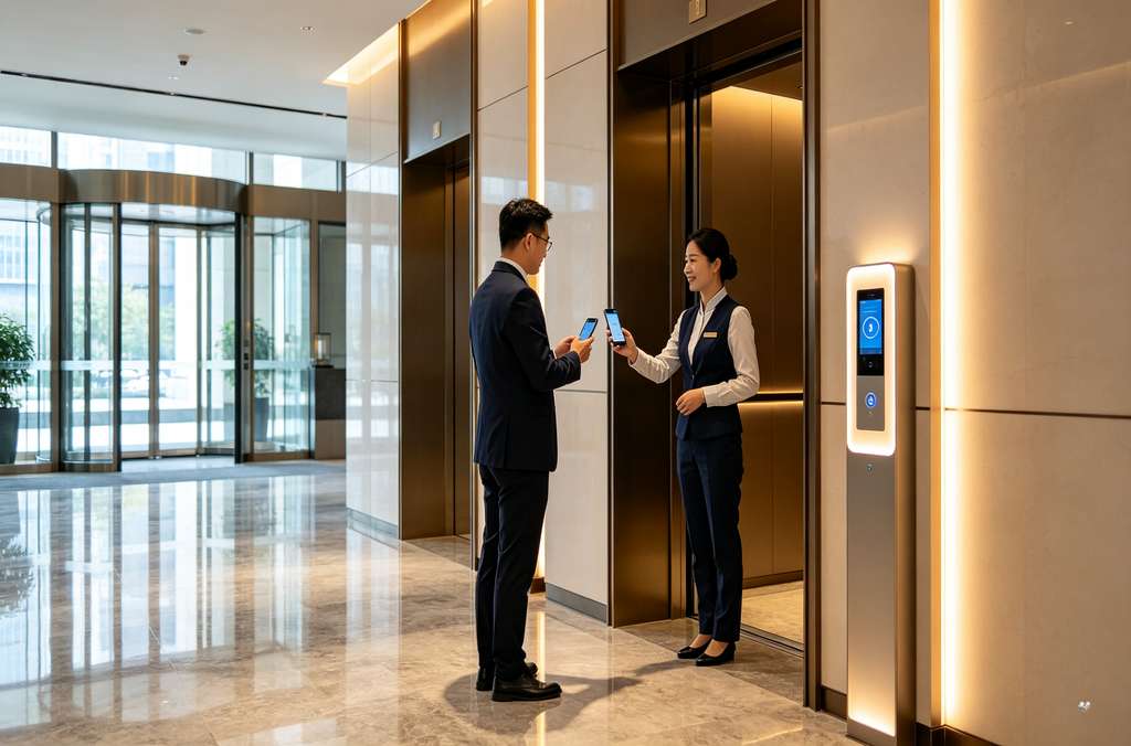 科苑隆智慧电梯梯控 楼宇智能安防通行管理系统