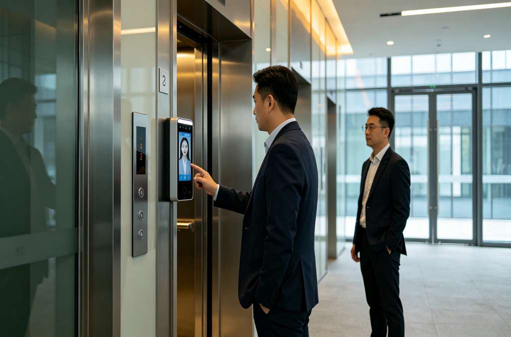 科苑隆电梯梯控人脸识别 楼宇无感安全通行系统