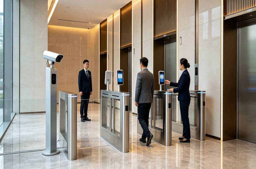 科苑隆人脸识别门禁梯控 楼宇一体化安防系统
