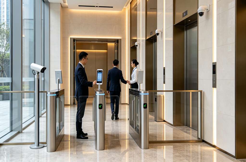 科苑隆门禁系统梯控 楼宇出入口楼层一体化安防