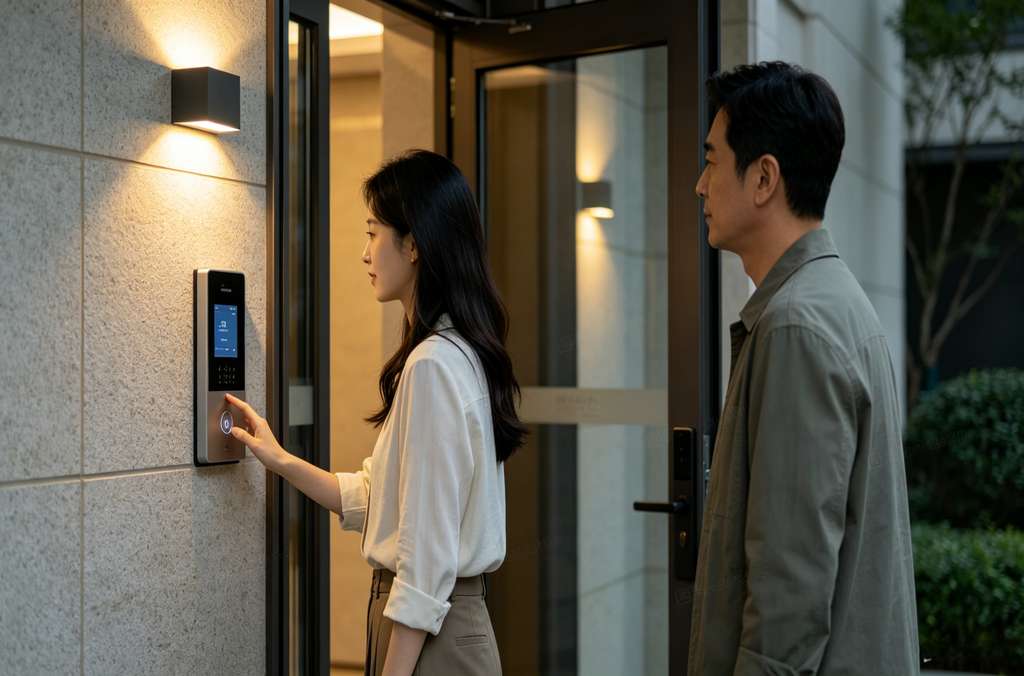 科苑隆梯控对讲系统，楼宇智能通行对讲安防方案
