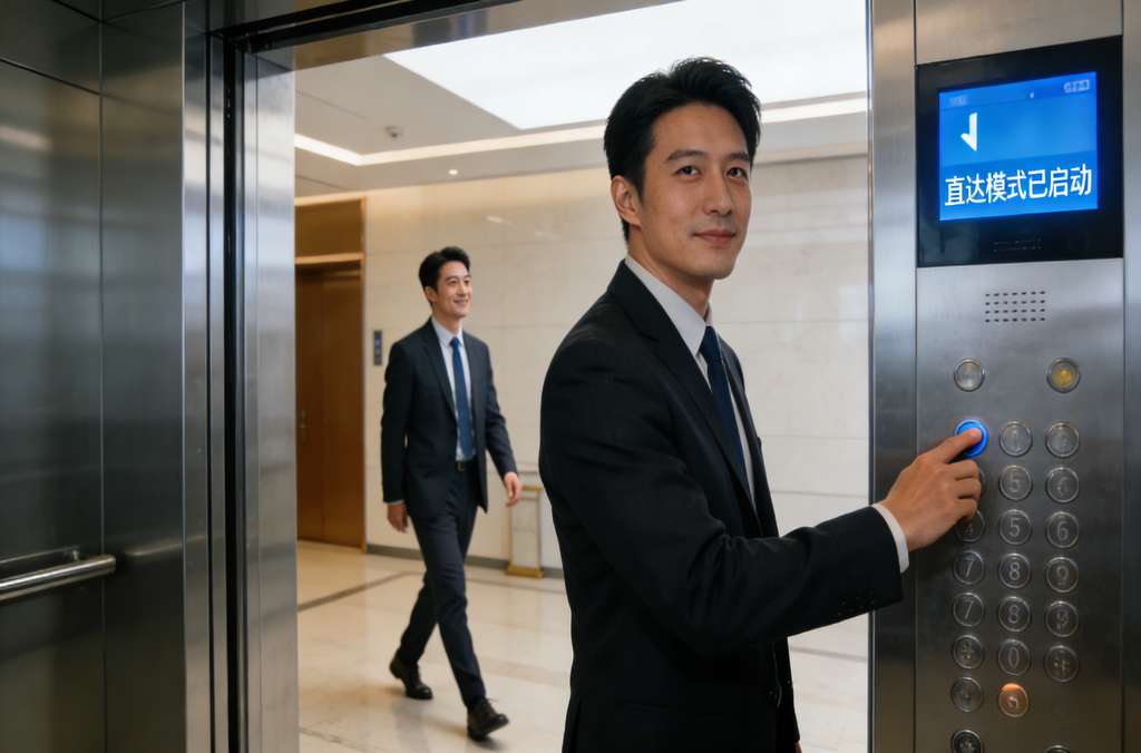 告别层层停靠，科苑隆派梯让写字楼选层快得有底气