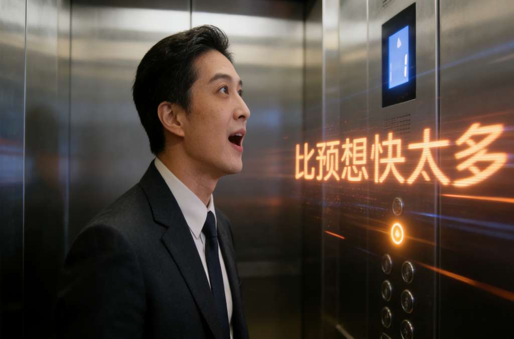 科苑隆派梯，目的选层如瞬移，商务电梯不 “耗时”