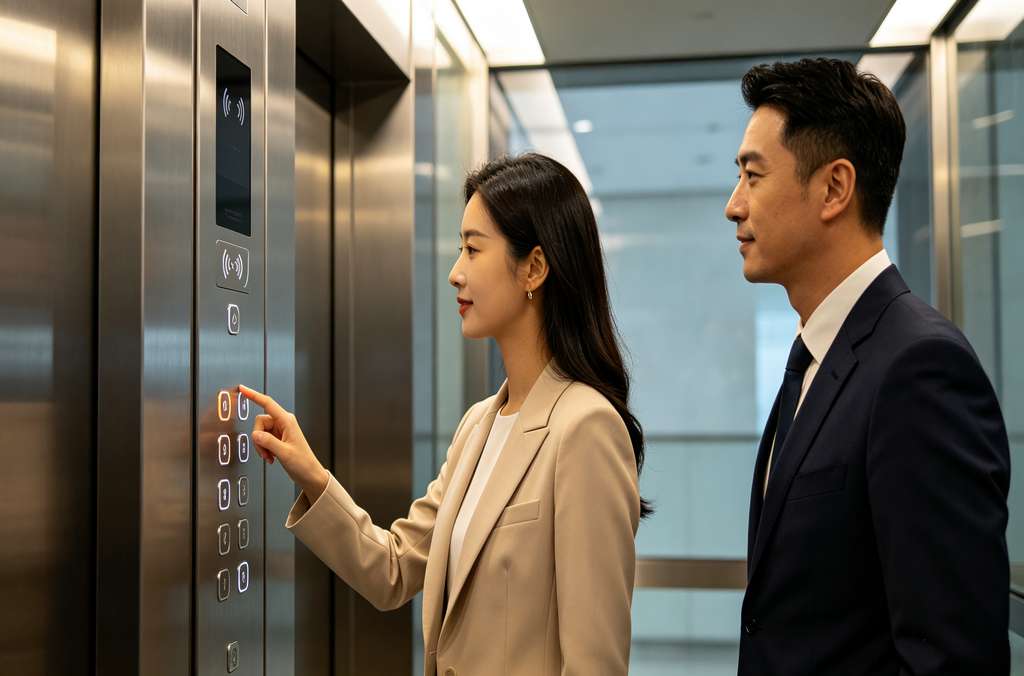 科苑隆电梯梯控装置 楼宇电梯智能安全管控设备