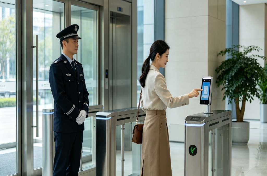 科苑隆梯控访客系统 楼宇智能访客通行安防解决方案