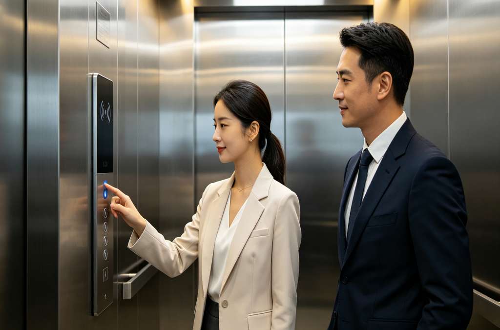 科苑隆智能电梯梯控 楼宇智能安防管控解决方案