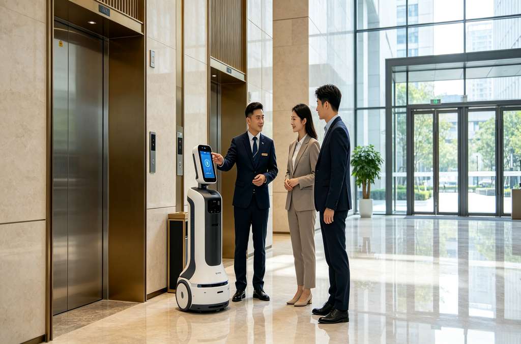 科苑隆梯控机器人 智能楼宇电梯无人管控系统