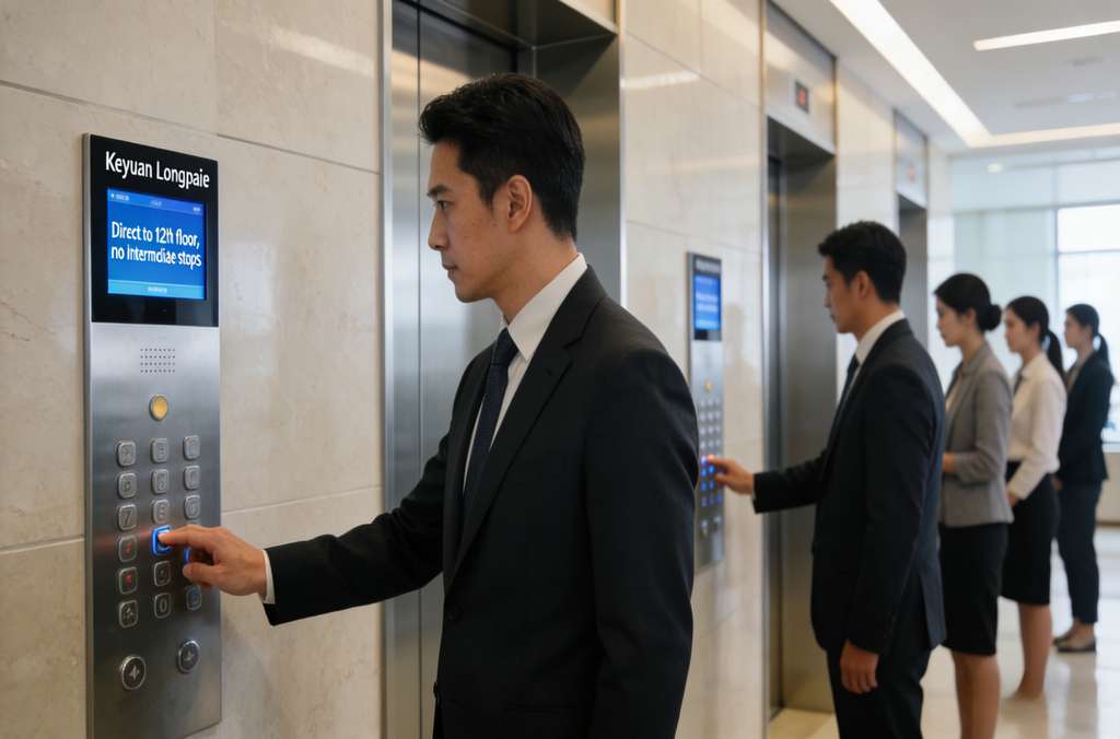 选层零冗余，科苑隆派梯让商务垂直动线更丝滑